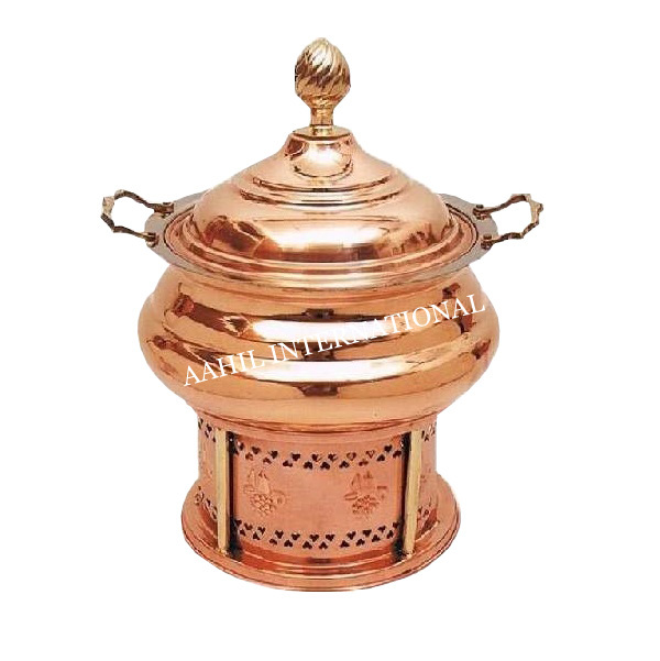 Copper Chafing Dish Capacity: 7 Liter