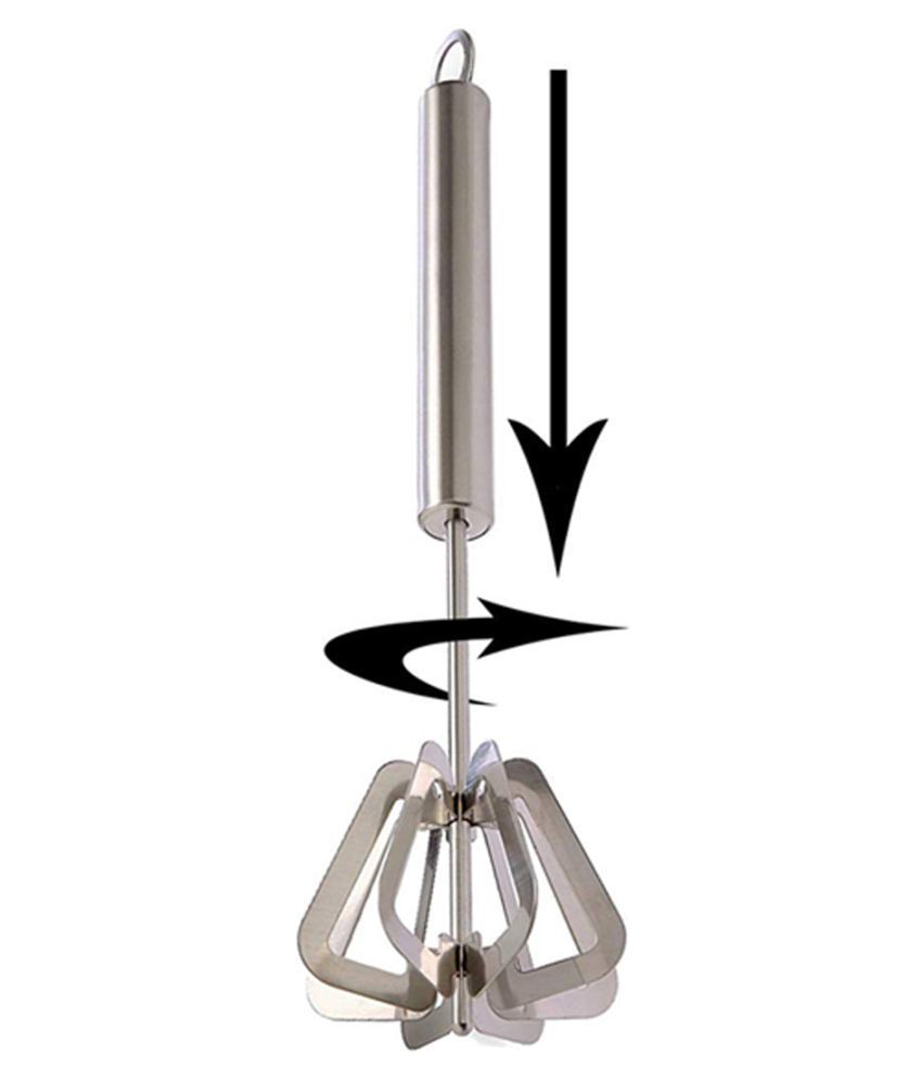 Cuser Stainless Steel Hand Blender - 9 X 9 X 25 Cm, Silver Matte Finish | Ideal For Beating, Whipping, Churning, And Liquidizing