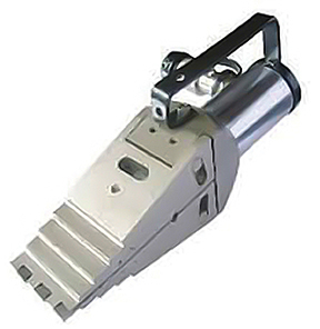 सिल्वर हाइड्रोलिक वर्टिकल क्रोकोडाइल डिज़ाइन हाइड्रोलिक फ्लेंज स्प्रेडर