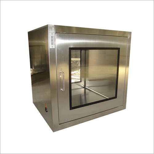 Silver Rectangular Static Pass Box