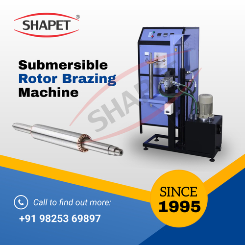 Blue Submersible Rotor Brazing Machine