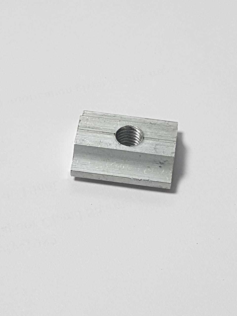 Cage Nut For Solar - Aluminium, 27x21x9mm | Long Life, Normal Finish, Machined, 15g Weight, Designed For Solar Power Systems