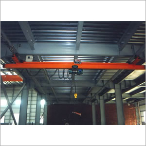 Under Slung Crane - Stainless Steel, Compact Design with Radio Graphed Butt Welded Joints, Red Color, 1 Year Warranty, Industrial Use, Electromagnetic DC Disk Brakes, Modular Electrical Panel