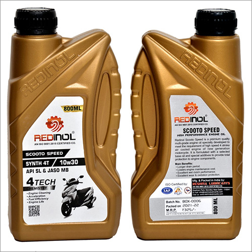 800 ml 10W 30 Scooto Speed Engine Oil