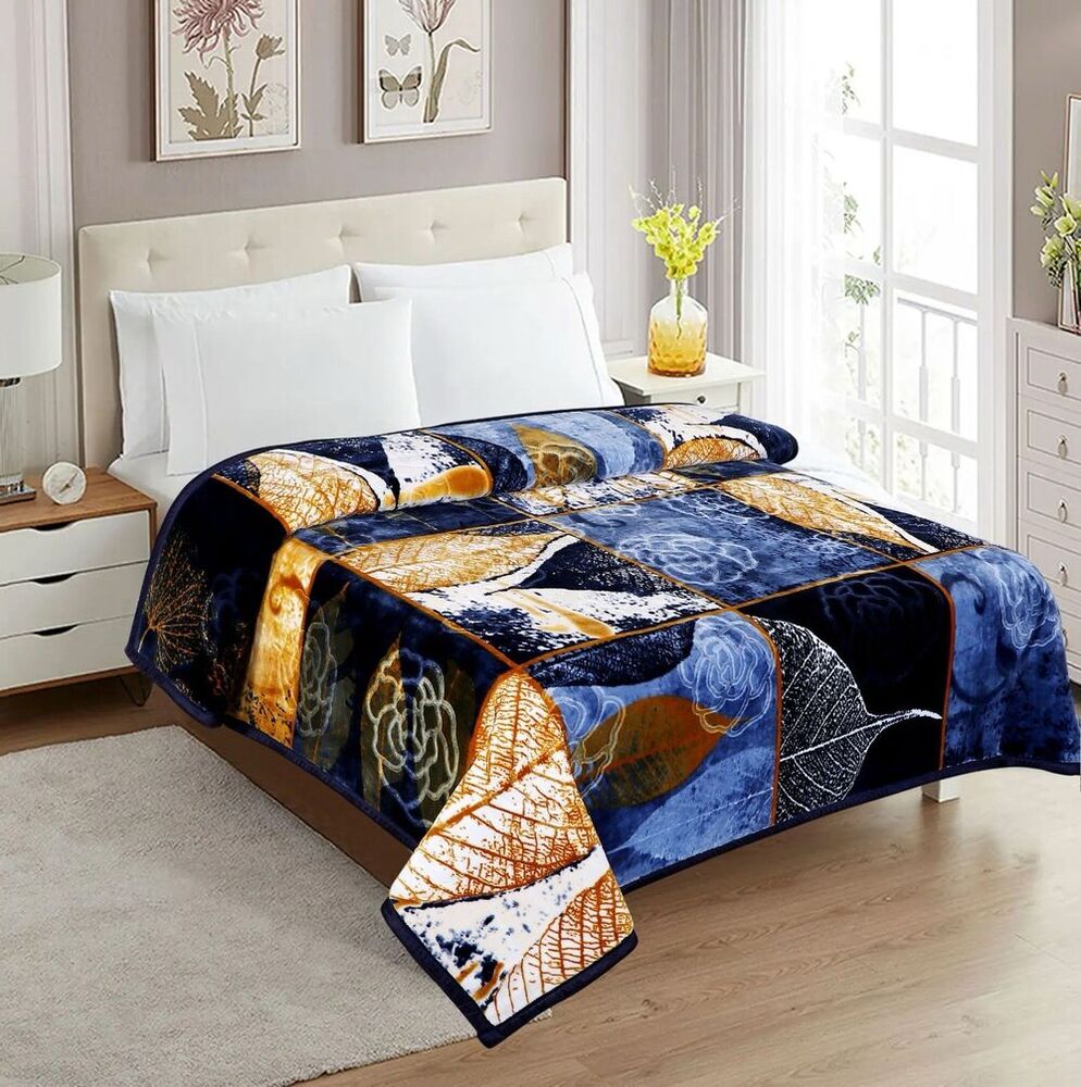 बादलदार पंख मिंक कंबल