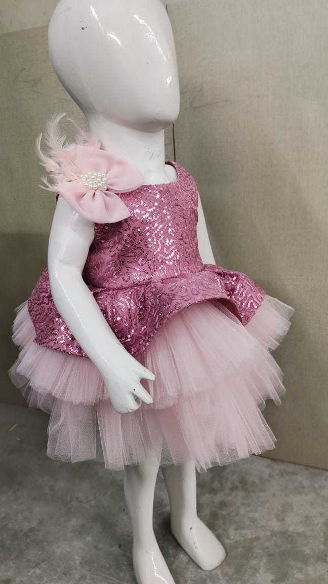 Sequins And Net Party Wear Dress