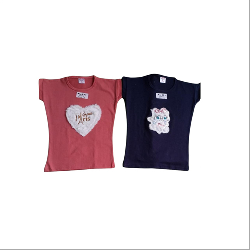 Washable Girls Kids Soft Cotton Tops