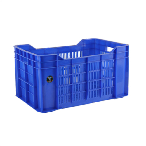Blue Vegetable Storage Plastic Crates