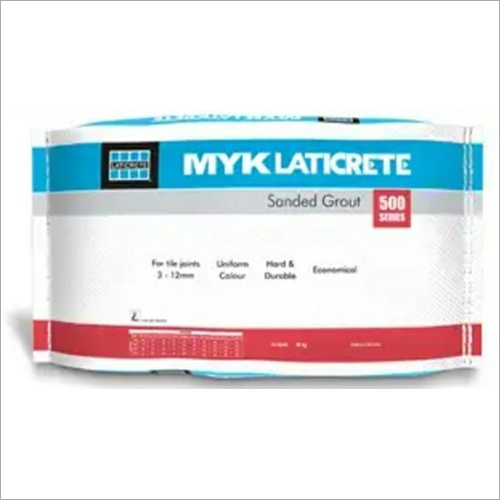 Myk Laticrete L-500 Sanded Cement Grout Application: Construction