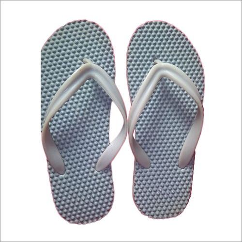 Mens Grey Rubber Slippers - Rubber Material, All Sizes Available | Suitable for Rainy, Spring, Summer, and Winter Seasons