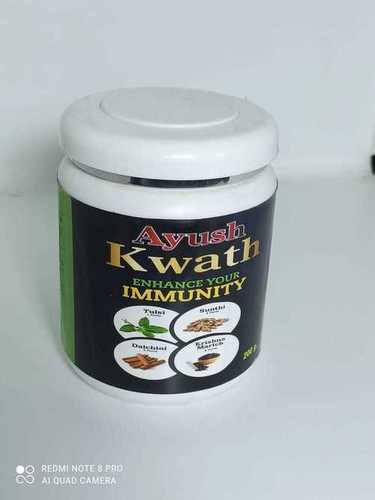 आयुष क्वाथ आयाम (एल* डब्ल्यू* एच): 11.3* 8* 11.3 सेंटीमीटर (सीएम)