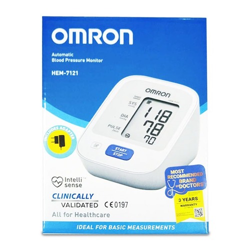 Omron ऑटोमैटिक ब्लड प्रेशर मॉनिटर (HEM-7121)