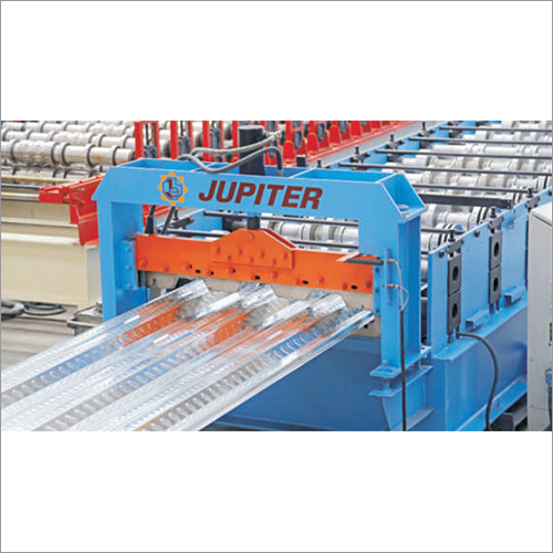 Industrial Floor Deck Machine - Mild Steel, 65 Feet Size | Automatic Operation, 1-year Warranty, 2000-2500 Pcs/8 Hours Capacity