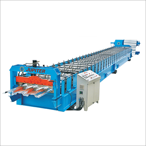 Industrial Floor Deck Machine - Mild Steel, 65 Feet Size | Automatic Operation, 1-year Warranty, 2000-2500 Pcs/8 Hours Capacity