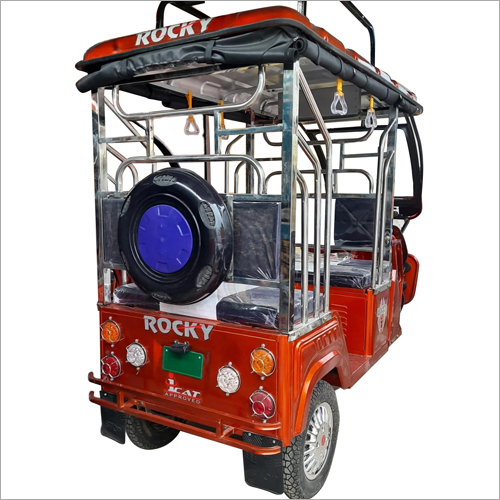 Electric Passenger Rickshaw - 48v 20ah Battery, 800w Motor Power | 45 Kmph Max Speed, 80-100 Km Range, 01 Year Warranty