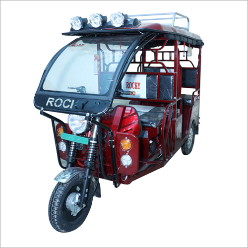 Electric Passenger Rickshaw - 48v 20ah Battery, 800w Motor Power | 45 Kmph Max Speed, 80-100 Km Range, 01 Year Warranty