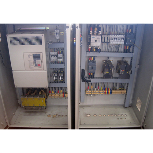 Electrical Control Panel - Metal Construction | Powder Coated Finish, Industrial Automation Compatible, Superior Quality Performance