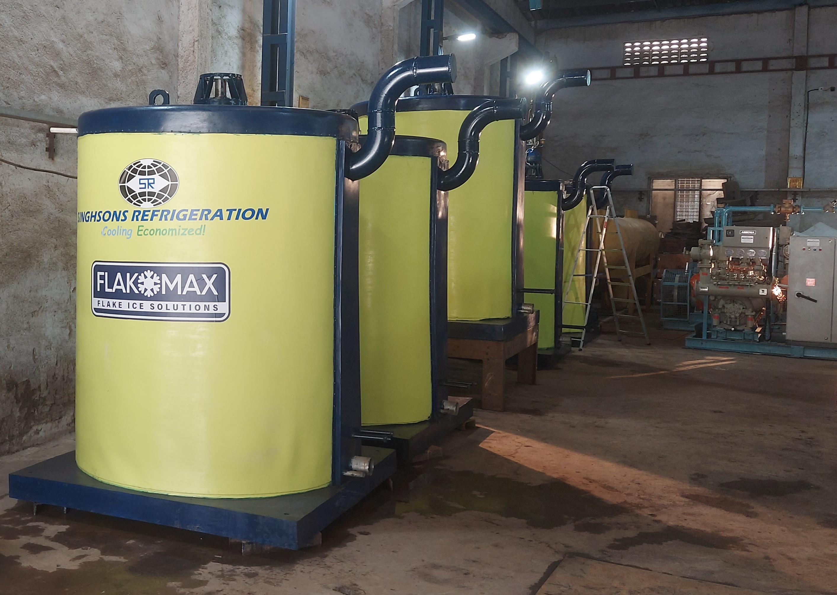 स्वचालित फ्लेक आइस प्लांट