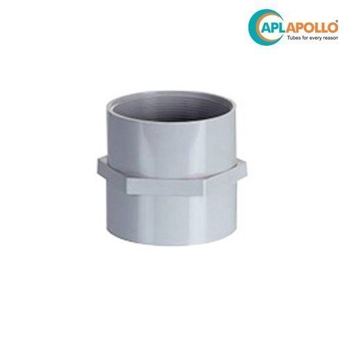 APL Apollo Agri Female Threaded Adaptor - UPVC, 32mm-110mm Diameter, Grey Color, Round Shape, PN6 Connectivity