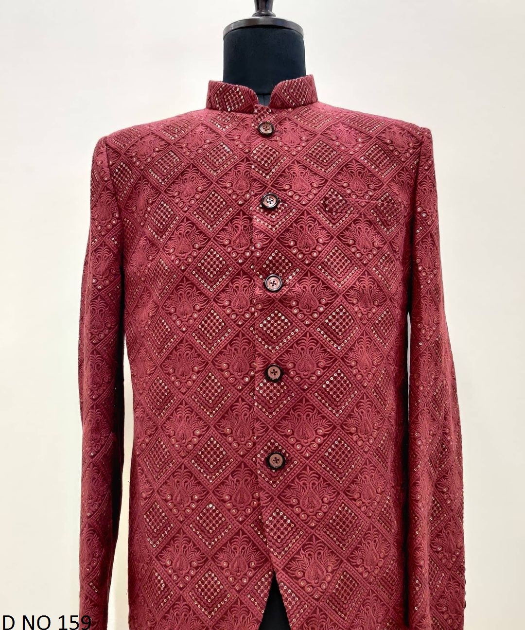 White Sherwani Fabrics