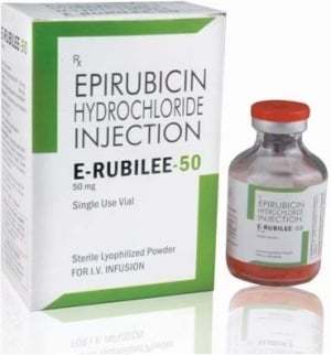 Epirubicin Injection - 10/50/100 MG Vial | Highly Active Anti-Cancer Solution, Clinical Use for Breast and Other Cancers