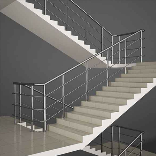 Ss Hand Railing - Stainless Steel 304, Customized Size, Silver Color, Corrosion Resistant | Hand Railing, Powder Coated Surface Treatment