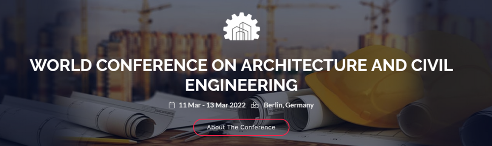 World Conference on Architecture and Civil Engineering