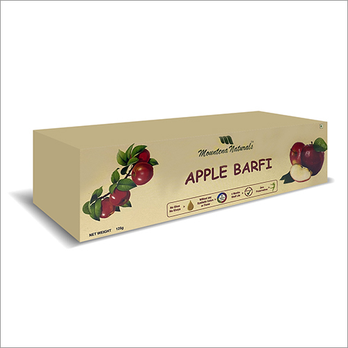 Apple Fruit Barfi - 125 Grams | Soft, Easily Digestible, Pure Milky Flavor, No Added Colors