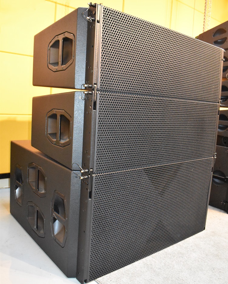 J8 And Jsub Dual 12inch 3-way Line Array System Speaker Cabinet Material: Plywooden