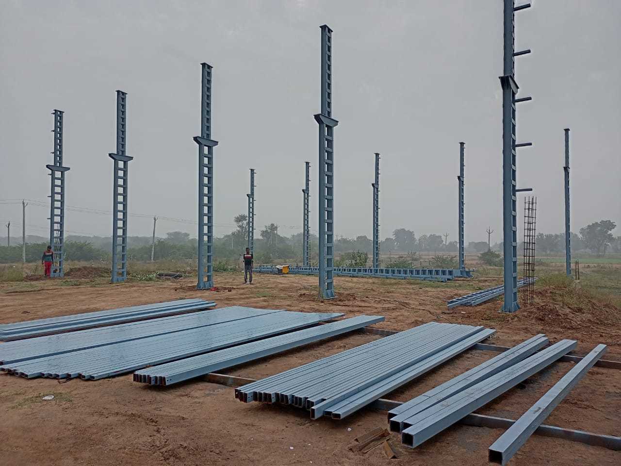 Structural Fabrication Work - High-strength Steel, Custom Sizes Available - Precision Engineering, Durable Design, Superior Load-bearing Capacity