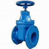 Sluice Valve - Cast Iron, 100x150x1000 Cm, Black | Manual Operation, Wedge-shaped Design, Flanged Ends, Non-rising Stem, Leak-tight Performance