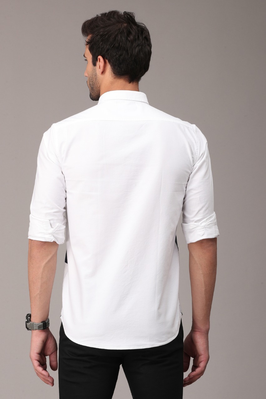 Oxford Shirts - Cotton, Sizes M L Xl Xxl, Classic White Color | Breathable, Quick Dry, Cool Dry, No Fade, Washable
