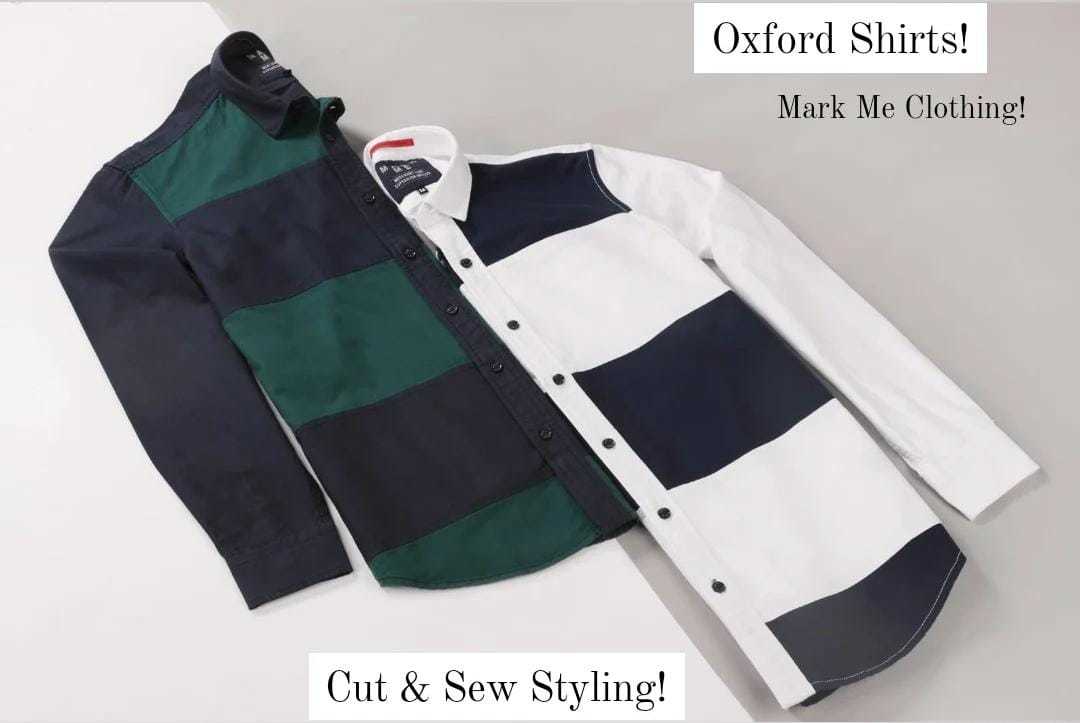 Oxford Shirts - Cotton, Sizes M L Xl Xxl, Classic White Color | Breathable, Quick Dry, Cool Dry, No Fade, Washable