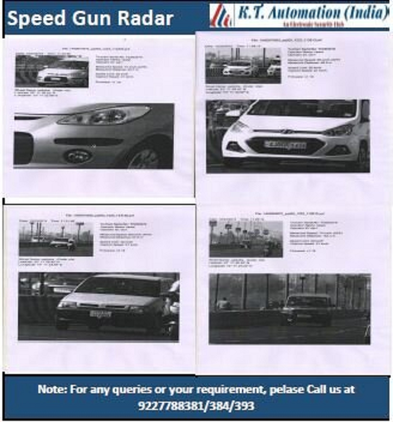 Speed Radar Gun -Sr10 Application: Laboratory