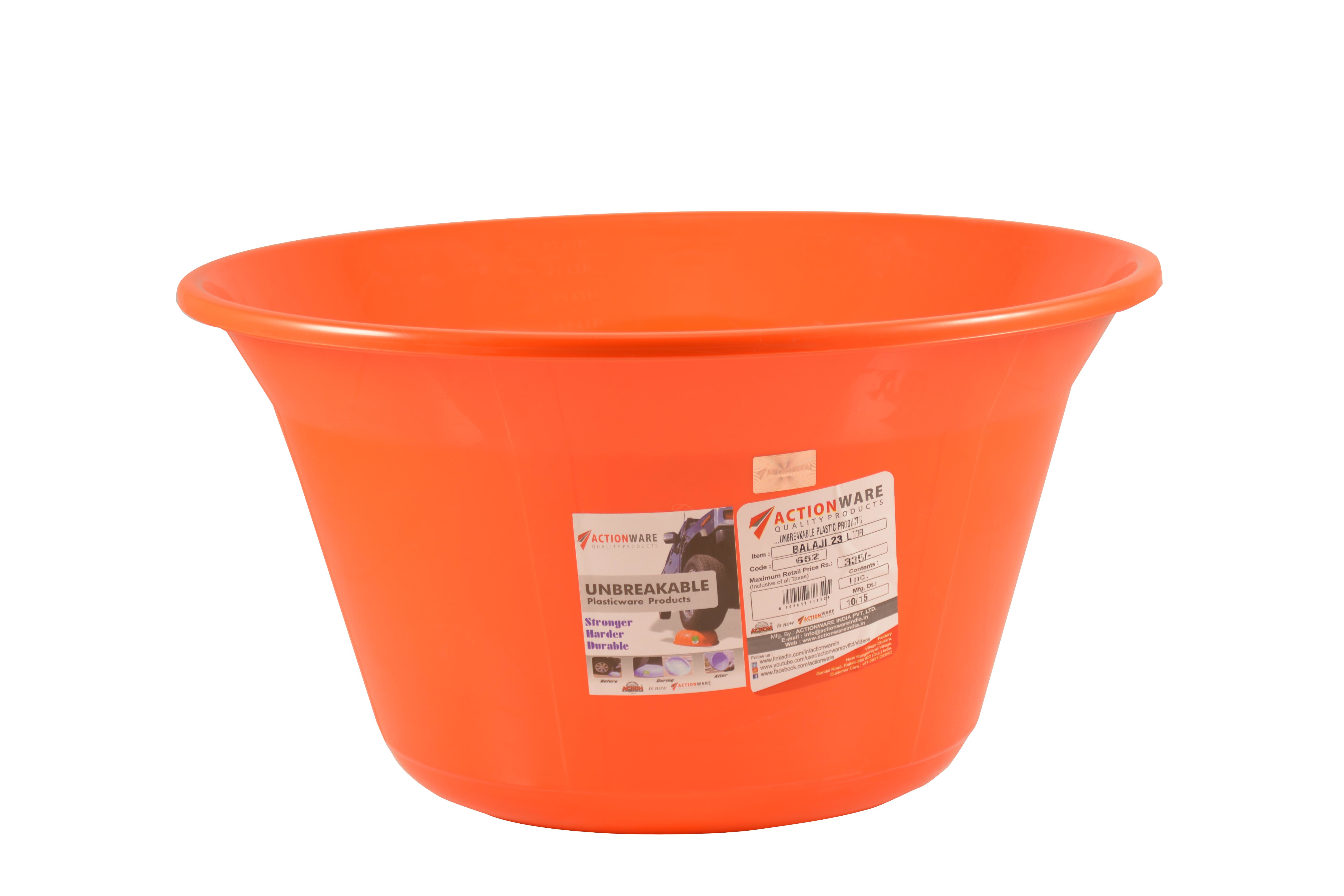 Blue 23ltr Plastic Tub