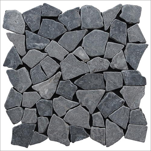 Black Crazy Tiles - Polished Finish Marble Tiles | Non-Slip Black Floor Tiles, Ideal for Luxury Interiors and Modern Spaces
