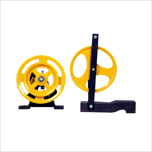 Diverter Pulley - Steel, 100mm Diameter x 50mm Width | Ball Bearing, Flange Mount, Powder Coated Finish, 1.5kg Weight