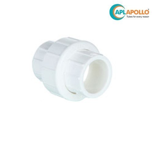 uPVC Union SCH-80 - Size 15 Mm to 50 Mm, White Round Pipe with Durable Design