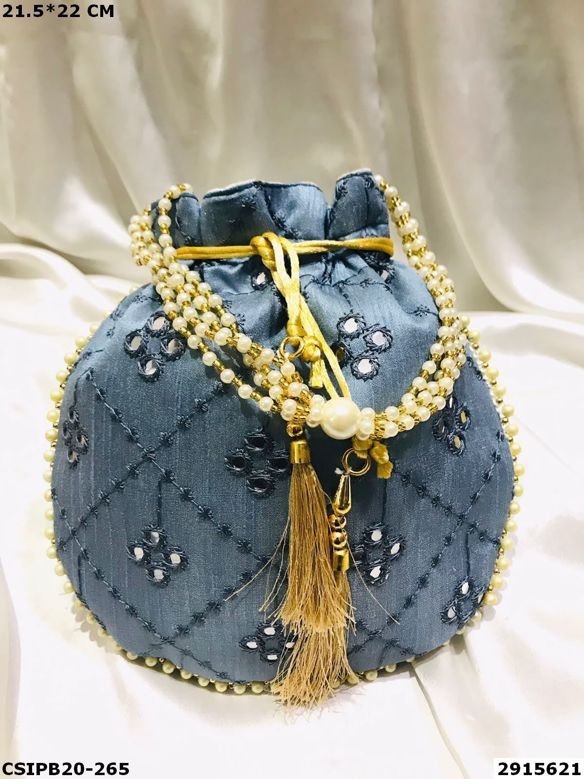 Multi Handcrafted Designer Potli Batua Bag