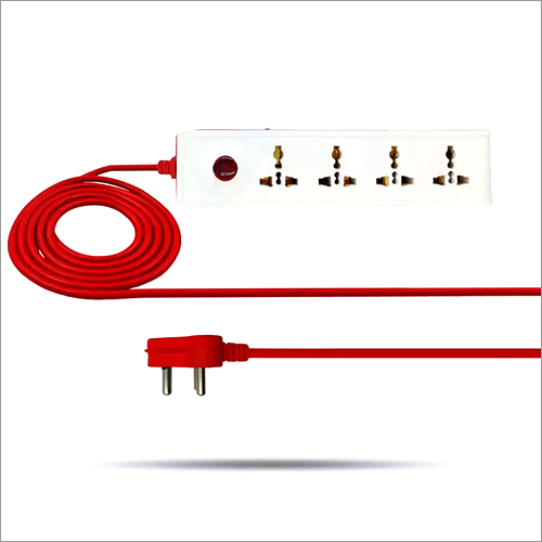 Hillgrove Power Extension Board - 4 Pin, 380 V Voltage, 50 Hz Frequency, Single Phase | Stainless Steel Material, 5 Meter Long Cable with Surge Protector
