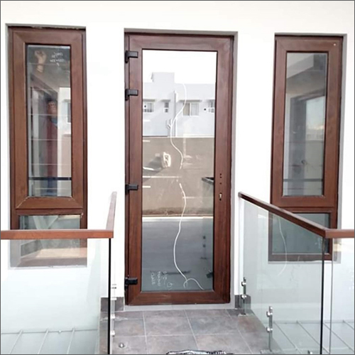 Brown Upvc Doors And Window Set Size: As Per Client Requirements