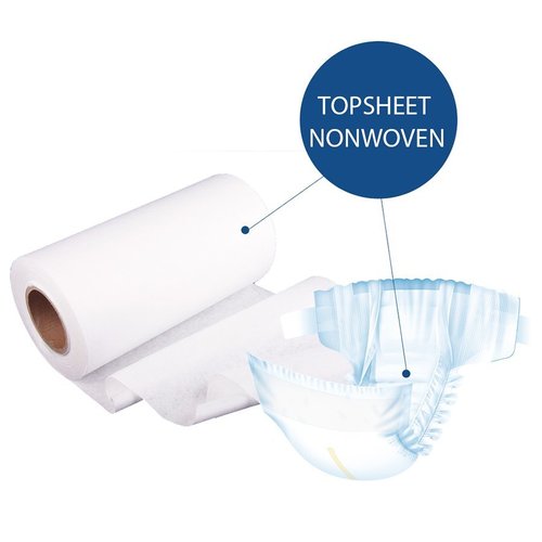 GSM 18 Spunbond Hydrophilic Fabric - Hydrophilic Fabric, White, Plain, Rough Texture | Features Excellent Water Absorption, Light Weight, High Durability