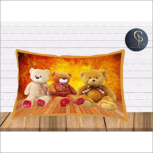 Multiple Teddy Digital Printed Baby Pillow