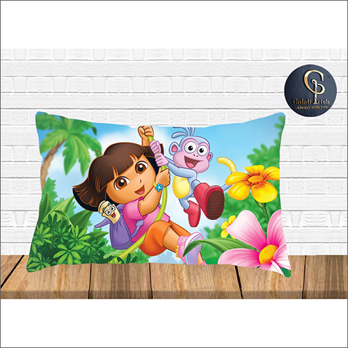 Cartoon Character Digital Printed Baby Pillow - Soft Fabric, Customizable Size , Multiple Color Designs for Optimal Baby Comfort
