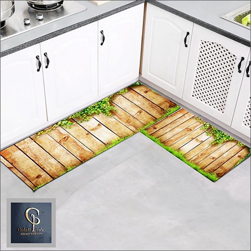 Multiple 3D Digital Printed Anti Skid Floor Kitchen Mats