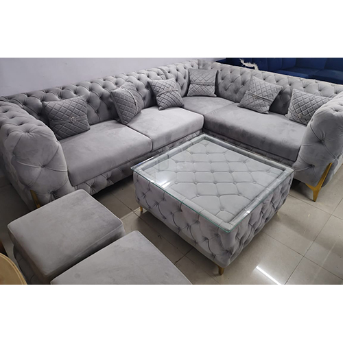 Designer Sofa Set With Table - Assembly: No Assembly Required