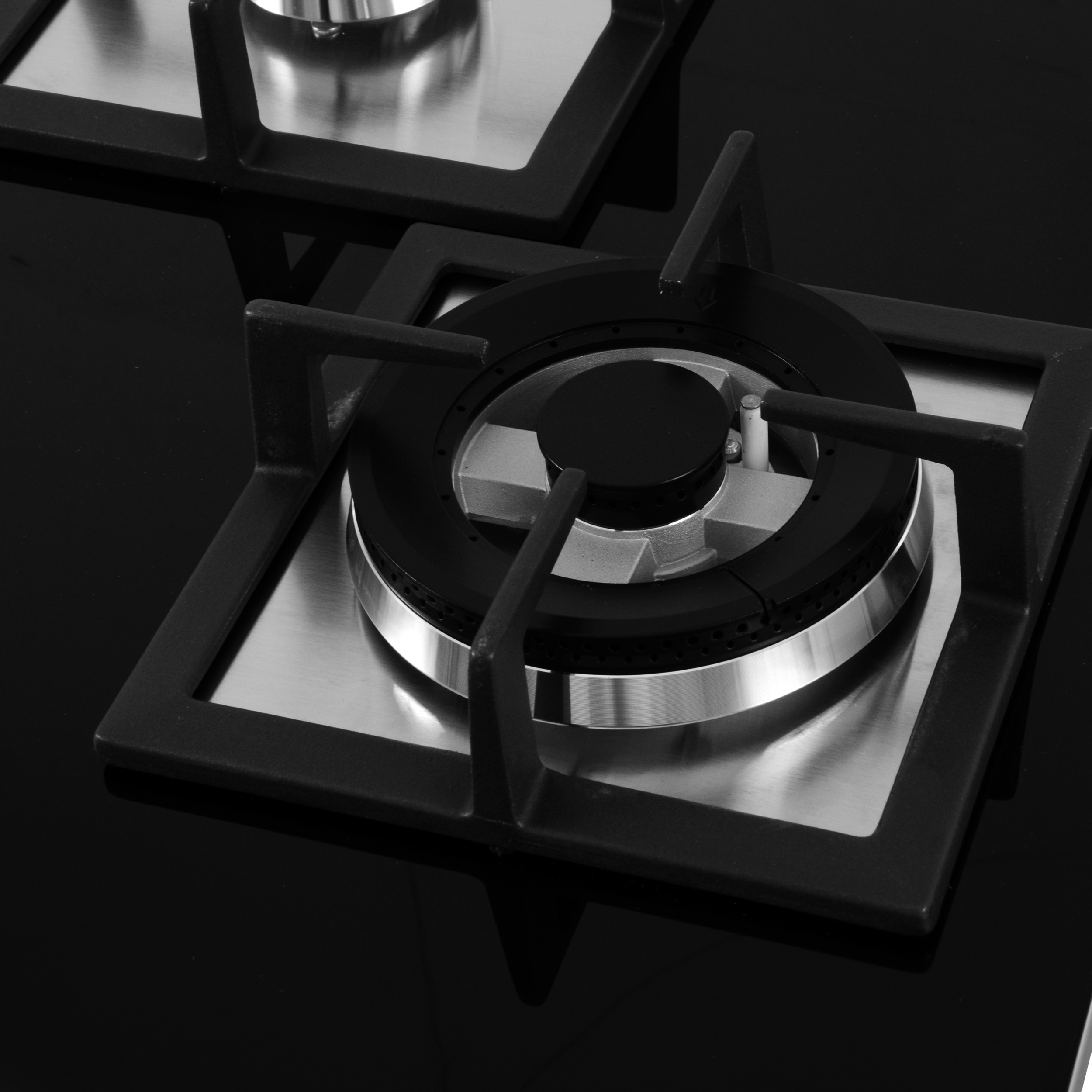 Four Burner Gas Hob Dimension(l*w*h): 850*595*185 Millimeter (Mm)