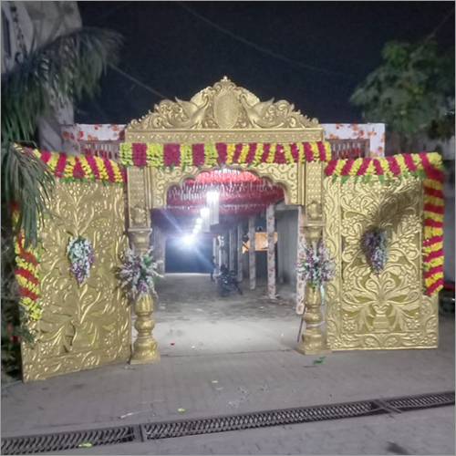 Wedding Event Management Services - Polyester Material, Customizable Tent Size | Led & Traditional Lighting, Floral & Drapes Decor Elements, Professional Sound System, Plastic Chair & Round & Rectangular Table Types