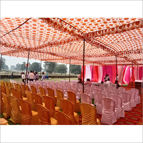 Wedding Event Management Services - Polyester Material, Customizable Tent Size | Led & Traditional Lighting, Floral & Drapes Decor Elements, Professional Sound System, Plastic Chair & Round & Rectangular Table Types