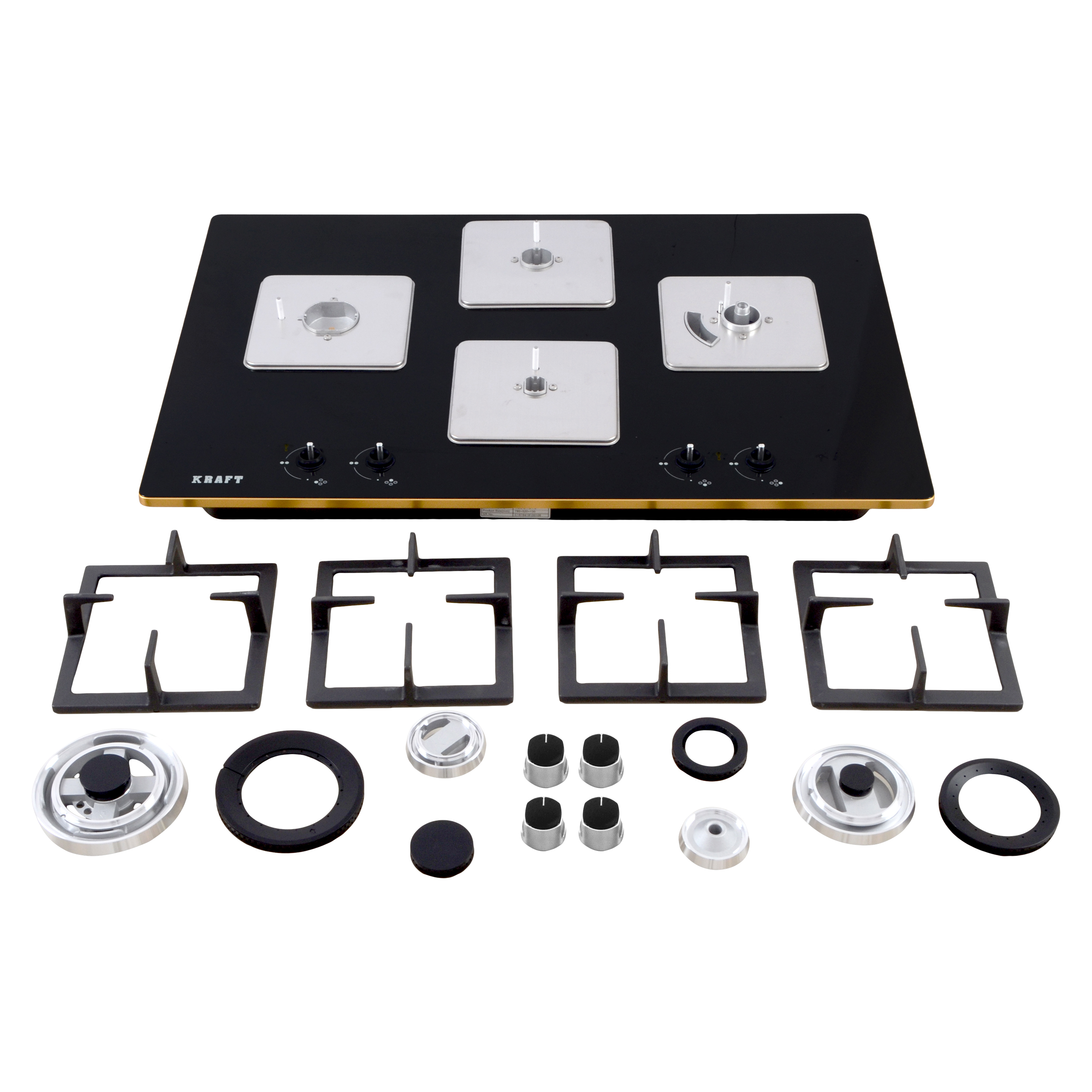 Four Burner Hob Dimension(l*w*h): 850*595*185 Millimeter (Mm)